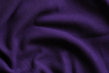 Texture Of Deep Purple Fleece