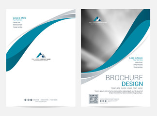 Wall Mural - brochure template flyer design vector background