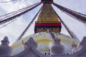 buddhist stupa in kathmandu nepal