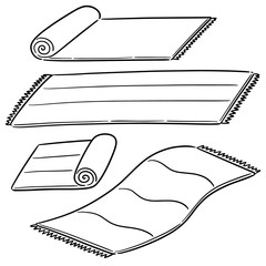 vector set of mat