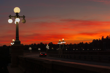 Wall Mural - The Colorado Street Bridge in Pasadena 