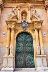 Wall Mural - The Cathedral of San Giovanni Battista Ragusa Sicily Italy