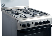 Gas Stove On A White Background