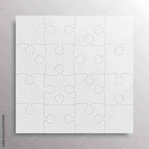 White Pieces Puzzle Banner Jigsaw Banner Frame Buy This Stock