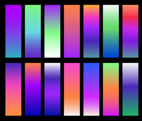 Wall Mural - colorful gradients vector. screen gradient covers with modern abstract background
