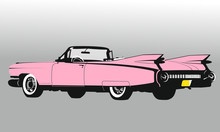 Cadillac Eldorado Cuba - Grafika Wektorowy