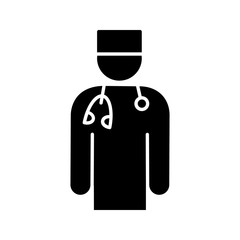 Sticker - Doctor glyph icon