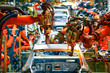 © jeson - The robotic arm of the car production plant is working
