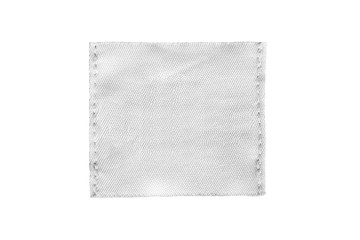 clothes label isolated