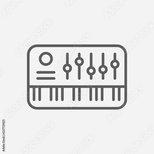 Synthesizer Icon Line Symbol Isolated Vector Illustration Of Icon Sign Concept For Your Web Site Mobile App Logo Ui Design Buy This Stock Vector And Explore Similar Vectors At Adobe Stock