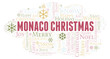 © sharafmaksumov - Monaco Christmas word cloud.