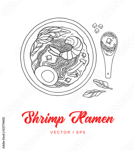 Ramen Drawing Simple Polish your personal project or design with these ...