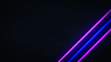 Wall Mural - Flickering Neon Light Style Background