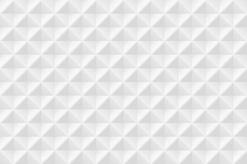 Wall Mural - Vector white horizontal background. Seamless volumetric geometric pattern. Modern seamless pattern.