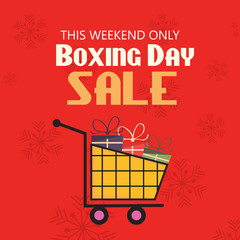 Wall Mural - Boxing Day Sale.