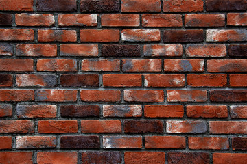 Wall Mural - Brown brick wall as a background or texture