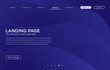 © Fuadi Alhusini - landing page background template design with modern shape and simple technology concept, vector eps 10