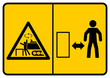ewsn1 ExcavatorWarningSignNew - ewsn - ks317 Kombi-Schild - deutsch: Warnung Bagger Schild / Gefahrenbereich - english: warning excavator sign / danger area - poster - DIN A2 A3 A4 - g6841