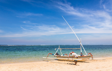 Wall Mural - Traditional balinese boat