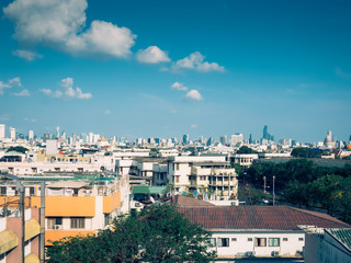 Poster - Top view skyline of Bangkok, Thailand