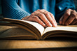© pilotl39 - Hands and book