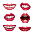 © Macrovector - Mouth Expressions Realistic Set