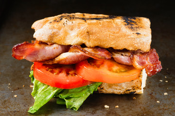 Poster - rustic blt sandwich