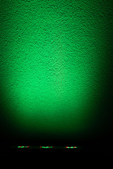 Wall Mural - colorful led light on wall background