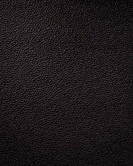 Wall Mural - Vertical black leather texture. Synthetic material background in rough style.