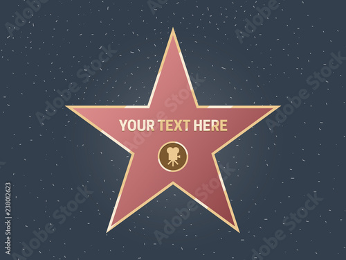 Cuadros en Lienzo Hollywood movie actor celebrity walk of fame star