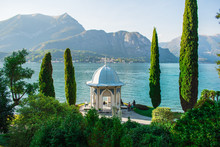 Beautiful Gardens Looking Over Lake Como