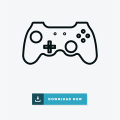 Game controller vector icon