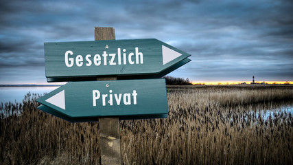 Canvas Print - Schild 382 - Gesetzlich