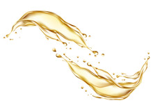 Splash Of Oil. Vector Illustration