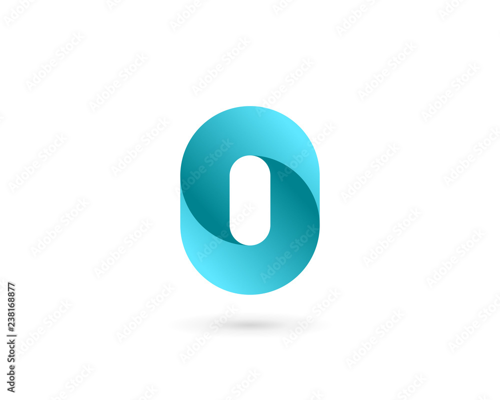 Letter O number 0 logo icon design template elements Stock Vector ...