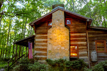 Log Cabin In The Forest