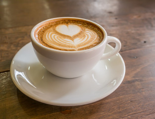 coffee on wooden table-3