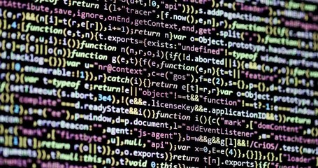 programming code on computer screen