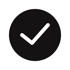 Check mark icon vector