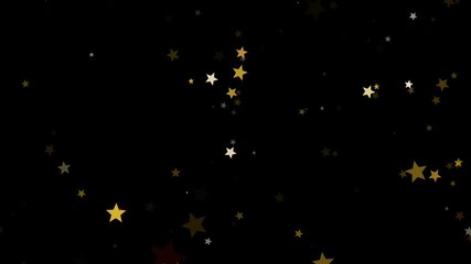 Wall Mural - stars fly in space overlay