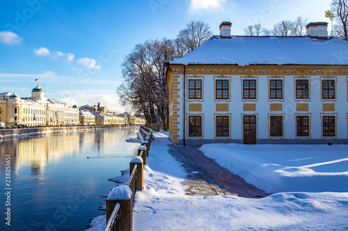 Saint Petersburg Winter Russia Summer Garden Center Of Petersburg Russia In The Winter Neva River Embankment Of The Fontanka River In St Petersburg Buy This Stock Photo And Explore Similar Images