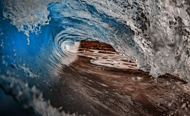 Wall Mural - ocean rp curl surfing wave