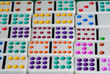 Colorful Mexican Train Dominoes
