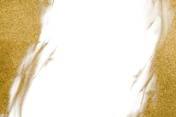 Wall Mural - golden glitter festive background concept for seasonal greetings