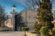 © poplasen - Iron gate with wrought ornament on it
