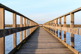 Fototapeta Pomosty - Wooden pier 