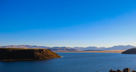 Landscape view from Sillustani, Peru