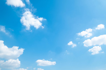 Wall Mural - Beautiful blue sky clouds for background.