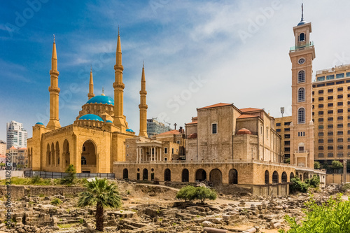 Fotografía Mohammad Al-Amin Mosque in Beirut capital city of Lebanon Middle east