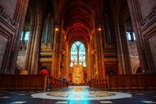 Liverpool Cathedral In Liverpool, UK